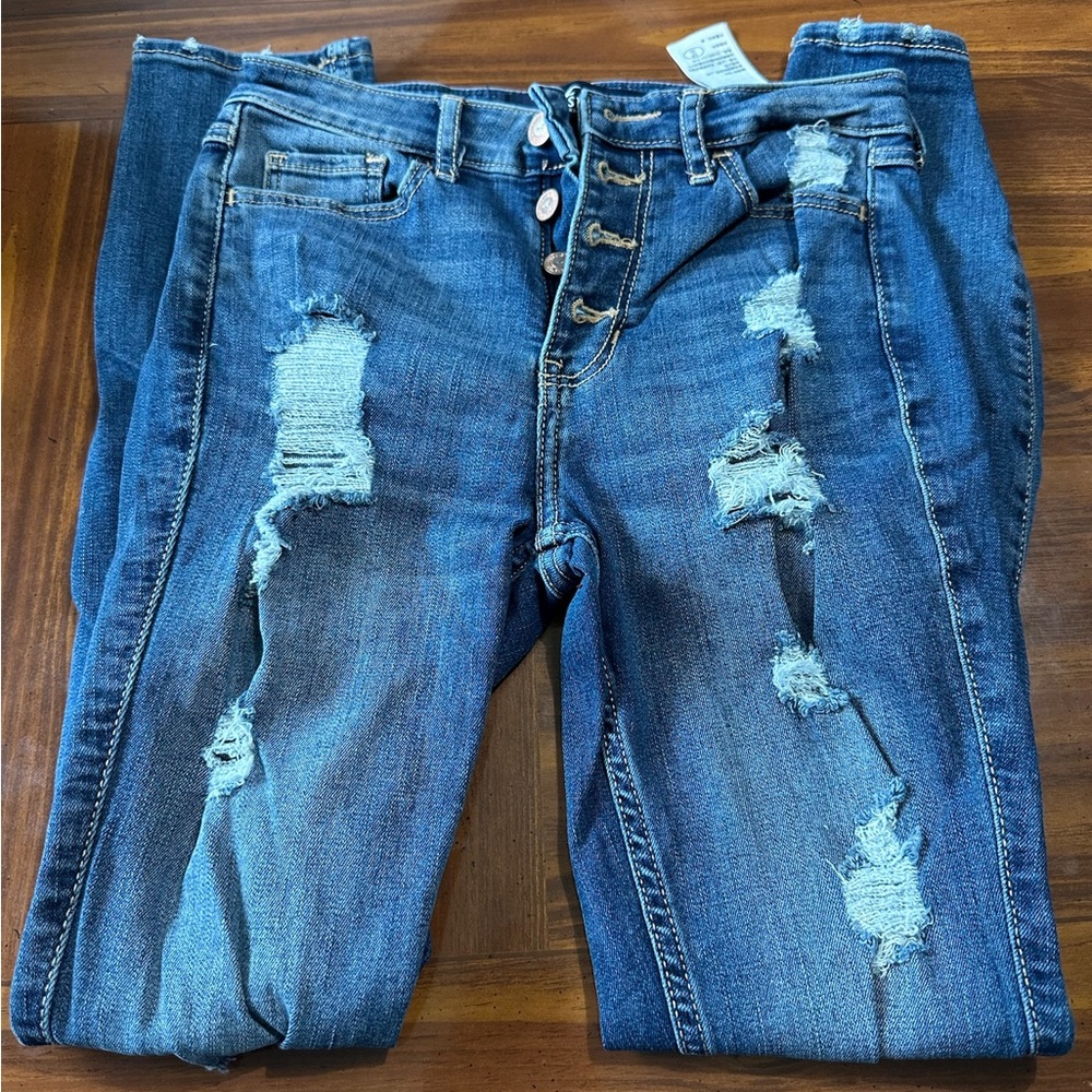 Hollister Distressed Blue Women's Jeans